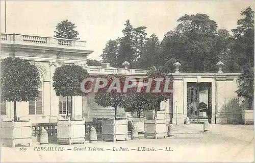 Cartes postales Versailles Grand Trianon Le Parc L'Entree