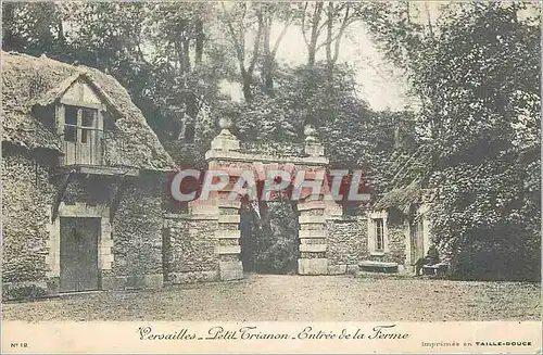 Cartes postales Versailles Petit Trianon Entree de la Ferme