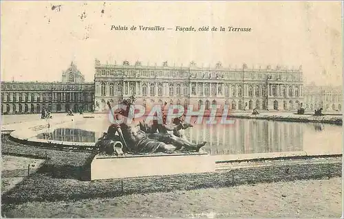 Ansichtskarte AK Palais de Versailles Facade Cote de la Terrasse