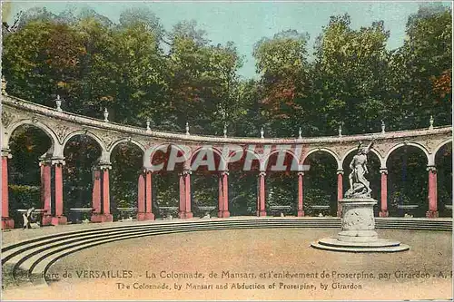 Ansichtskarte AK Versailles La Colonnade de Mansart et l'enlevement de Proserpine par Girardon