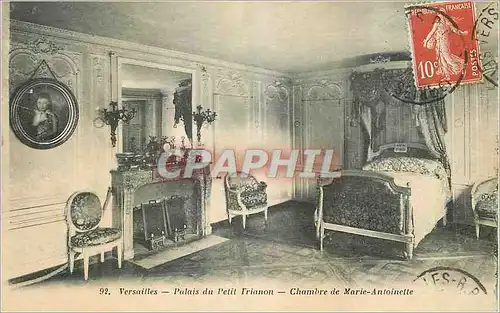 Ansichtskarte AK Versailles Palais du Petit Trianon Chambre de Marie Antoinette