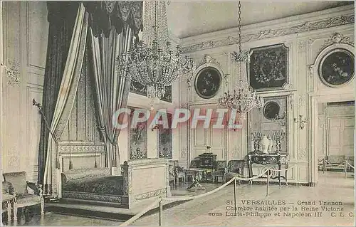 Cartes postales Versailles Grand Trianon Chambre Habitee par la Reine Victoria sous Louis Philippe et Napoleon I