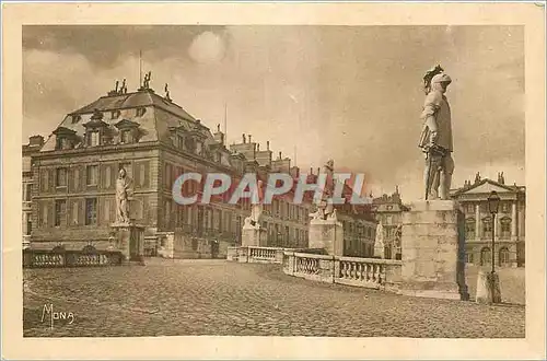 Cartes postales Les Petits Tableaux de Versailles Le Chateau aile des Ministres Cote Sud