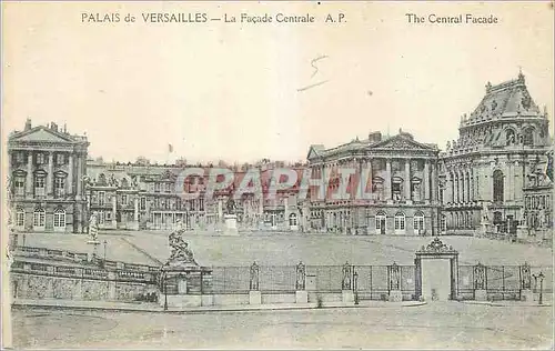 Cartes postales Palais de Versailles La Facade Centrale