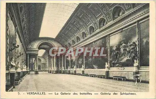 Ansichtskarte AK Versailles La Galerie des Batailles
