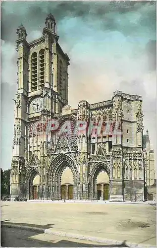 Cartes postales moderne Troyes La Cathedrale (de 1208 a 1628)