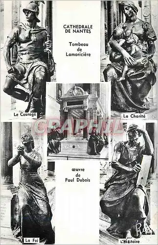 Cartes postales moderne Cathedrale de Nantes Tombeau de Lamoriciere Oeuvre de Paul Dubois
