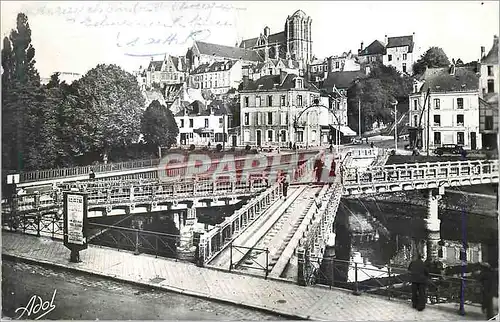 Cartes postales moderne Le Mans Pont en X Construit en 1898 pour le Passage des Tramways a Vapeur Departementaux et des