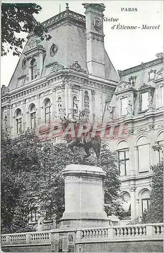 Cartes postales Paris Statue d'Etienne Marcel