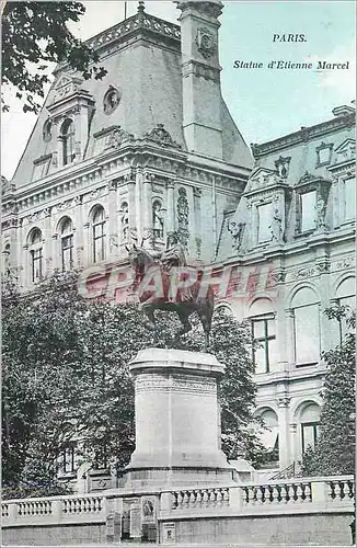 Cartes postales Paris Statue d'Etienne Marcel