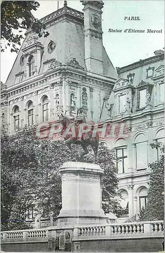 Ansichtskarte AK Paris Statue d'Etienne Marcel