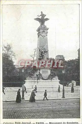 Cartes postales Paris Monument de Gambetta