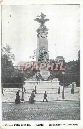 Cartes postales Paris Monument de Gambetta