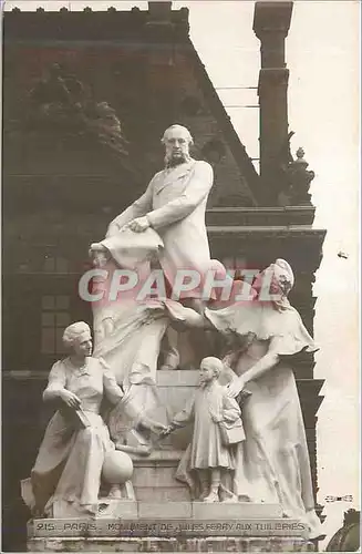 Cartes postales Paris Monument de Jules Ferry aux Tuileries