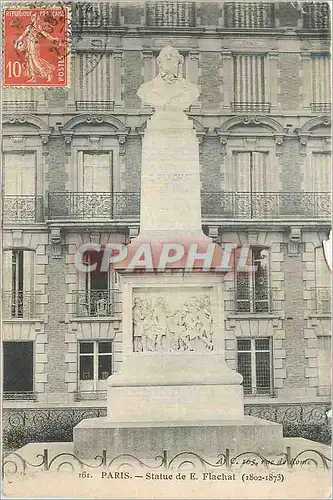 Cartes postales Paris Statue de E Flachat (1802 1873)