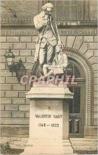 Cartes postales Paris Valentin Hauy 1745 1822