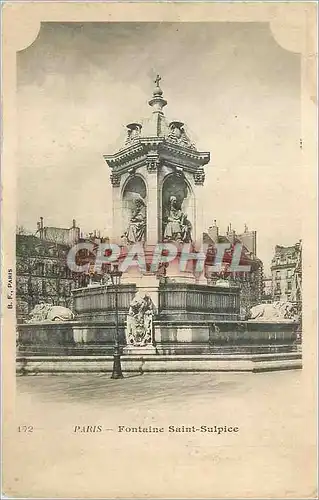 Cartes postales Paris Fontaine Saint Sulpice