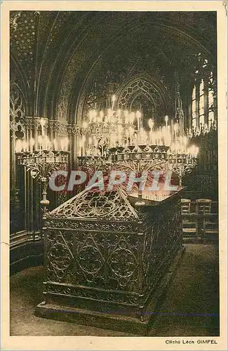 Cartes postales Paris en Flanant Eglise Saint Etienne du Mont Sarcophage de Sainte Genevieve