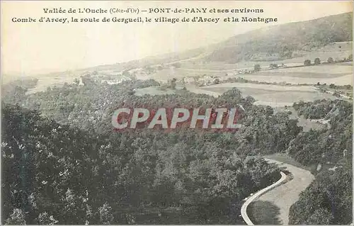 Ansichtskarte AK Vallee de L'Ouche (Cote d'Or) Pont de Pany et ses environs Combe d'Arcey La Route de Gergueil le