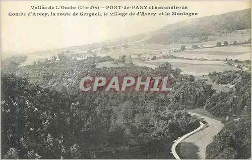 Cartes postales Vallee de L'Ouche (Cote d'Or) Pont de Pany et ses environs Combe d'Arcey La Route de Gergueil le