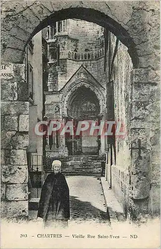 Cartes postales Chartres Vieille Rue Saint Yves