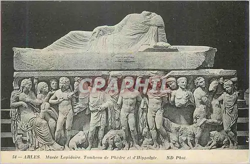 Cartes postales Arles Musee Lapidaire Tombeau de Phedre et d'Hippolyte