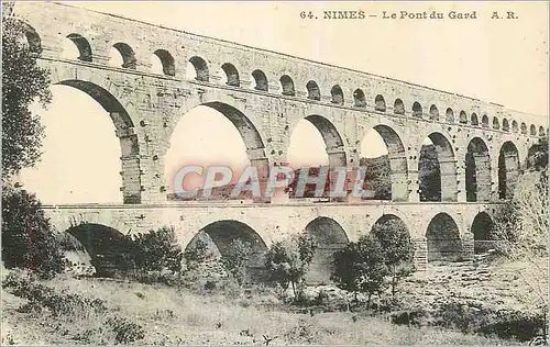 Cartes postales Nimes Le Pont du Gard