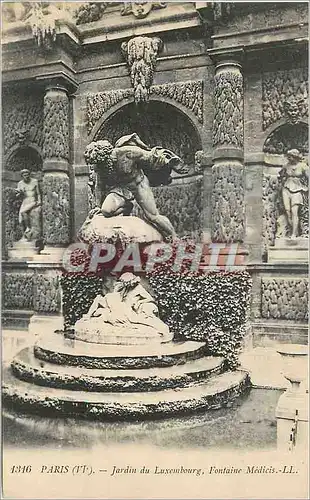 Cartes postales Paris (VIe) Jardin du Luxembourg Fontaine Medicis