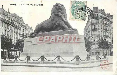 Cartes postales Paris Le Lion de Belfort