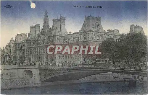 Cartes postales Paris Hotel de Ville