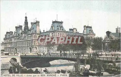 Cartes postales Paris Hotel de Ville