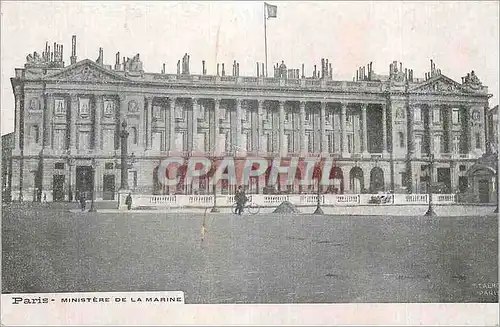 Cartes postales Paris Ministere de la Marine