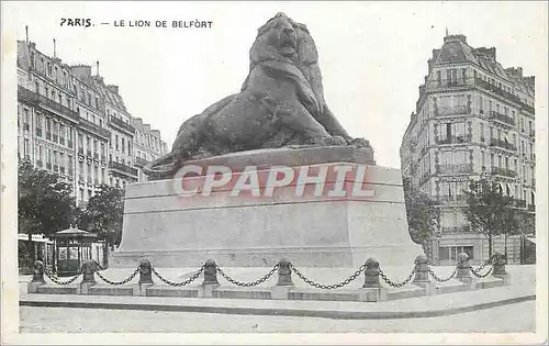 Cartes postales Paris Le Lion de Belfort