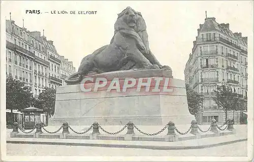 Cartes postales Paris Le Lion de Belfort