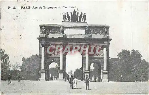 Cartes postales Paris Arc de Triomphe du Carrousel