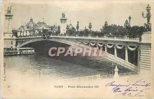 Cartes postales Paris Pont Alexandre III