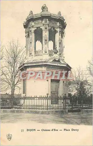 Cartes postales Dijon Chateau Place Darcy