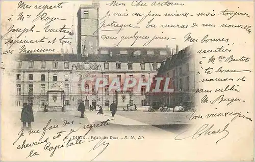 Cartes postales Dijon Palais des Ducs (carte 1900)