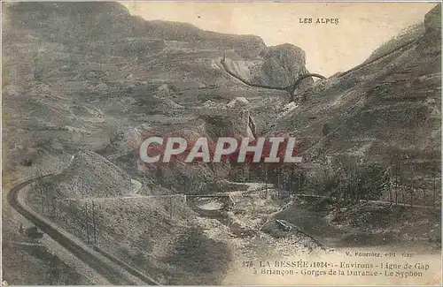 Cartes postales La Bessee (1024) Les Alpes Environs Ligne de Gap a Briancon Gorges de la Durance