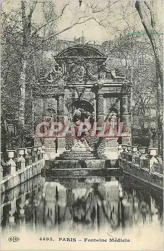 Cartes postales Paris Fontaine Medicis