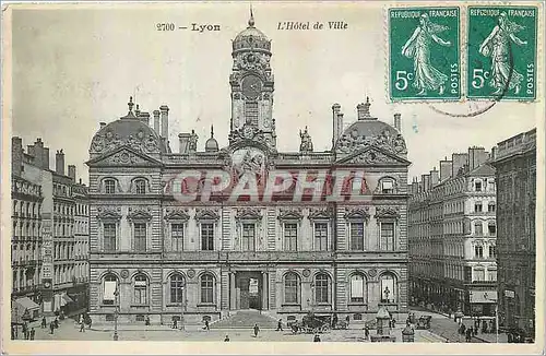 Cartes postales Lyon L'Hotel de Ville