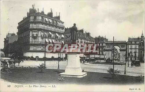 Cartes postales Dijon Place la Place Darcy