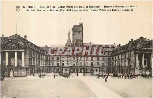 Cartes postales Dijon Hotel de Ville Ancien Palais des Etats de Bourgogne