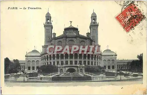 Cartes postales Paris Le Trocadero