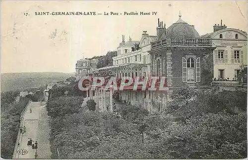 Cartes postales Saint Germain en Laye Le Parc Pavillon Henri IV