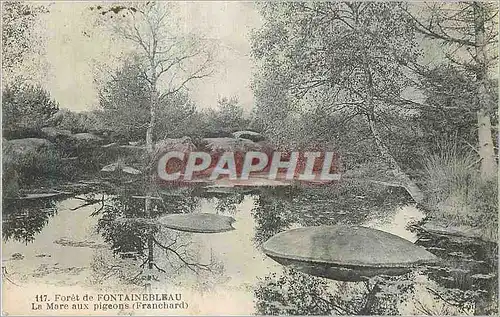 Cartes postales Foret de Fontainebleau La Mare aux Pigeons (Franchard)
