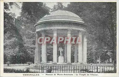 Cartes postales Versailles Hameau de Mairie Antoinette Le Temple d'Amour