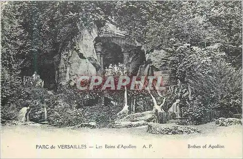 Cartes postales Parc de  Versailles Le Bassin d'Apollon