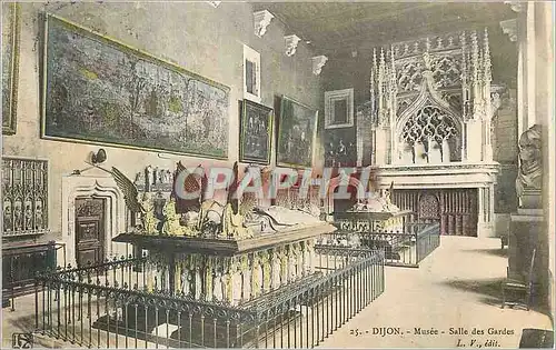 Cartes postales Dijon Musee Salle des Gardes