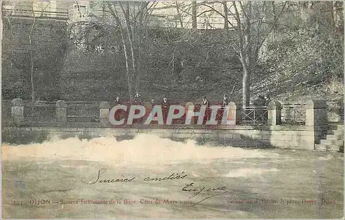 Cartes postales Dijon la Source jaillissante de la Beze Crue de Mars 1904